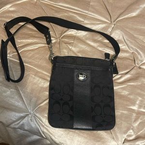 Coach black handbag